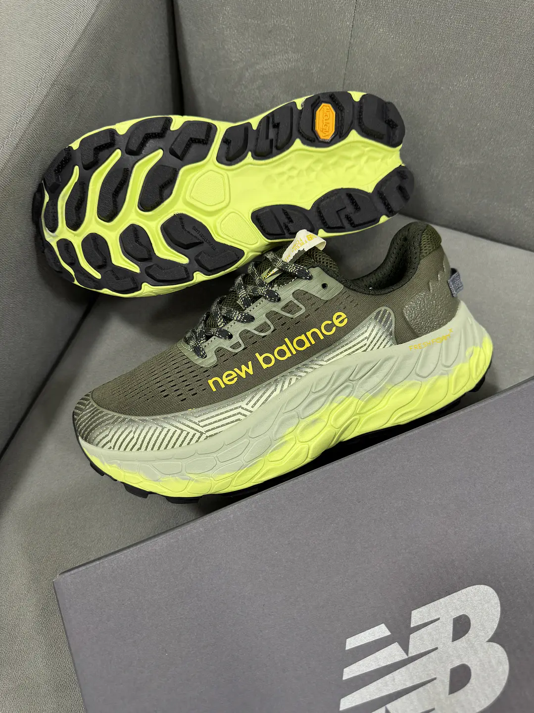New Balance Fresh Foam More Trail Verde  3
