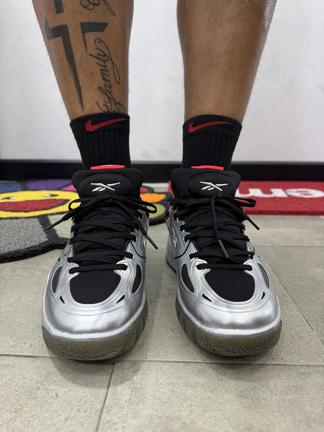 Reebok ENGINE A Gris Plata  3