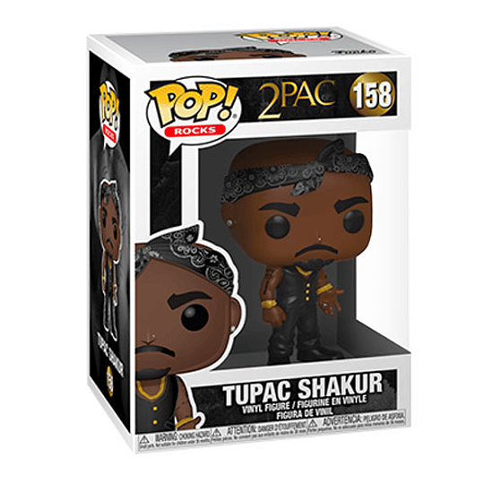 Funko Pop! Rocks: Tupac Shakur - Vest with Bandana - Image 3