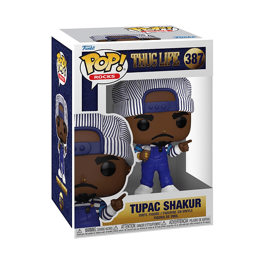 Funko Pop! Rocks: Tupac Shakur - with Microphone 90's - Image 3