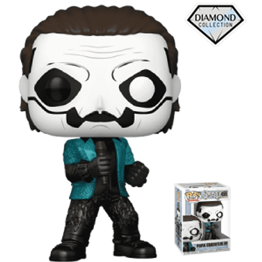 Funko Pop! Rocks: Ghost - Emeritus IV Blue Jacket Glitter - Image 3