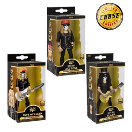 Funko Vinyl Gold: Guns N' Roses 3 Pack (Chase) - Image 2