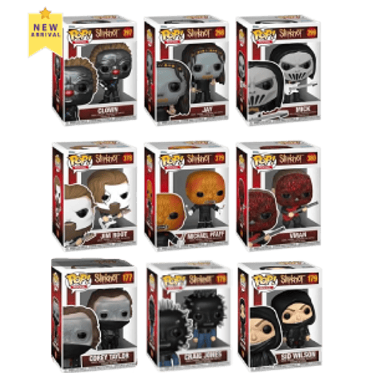 Funko Pop! Rocks: Slipknot 9 Pack - Image 1