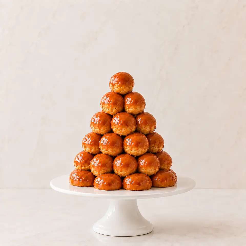 Mini Croquembouche Caramelo 1