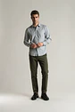 Camisa Cuello Italiano Hombre - Miniatura 3