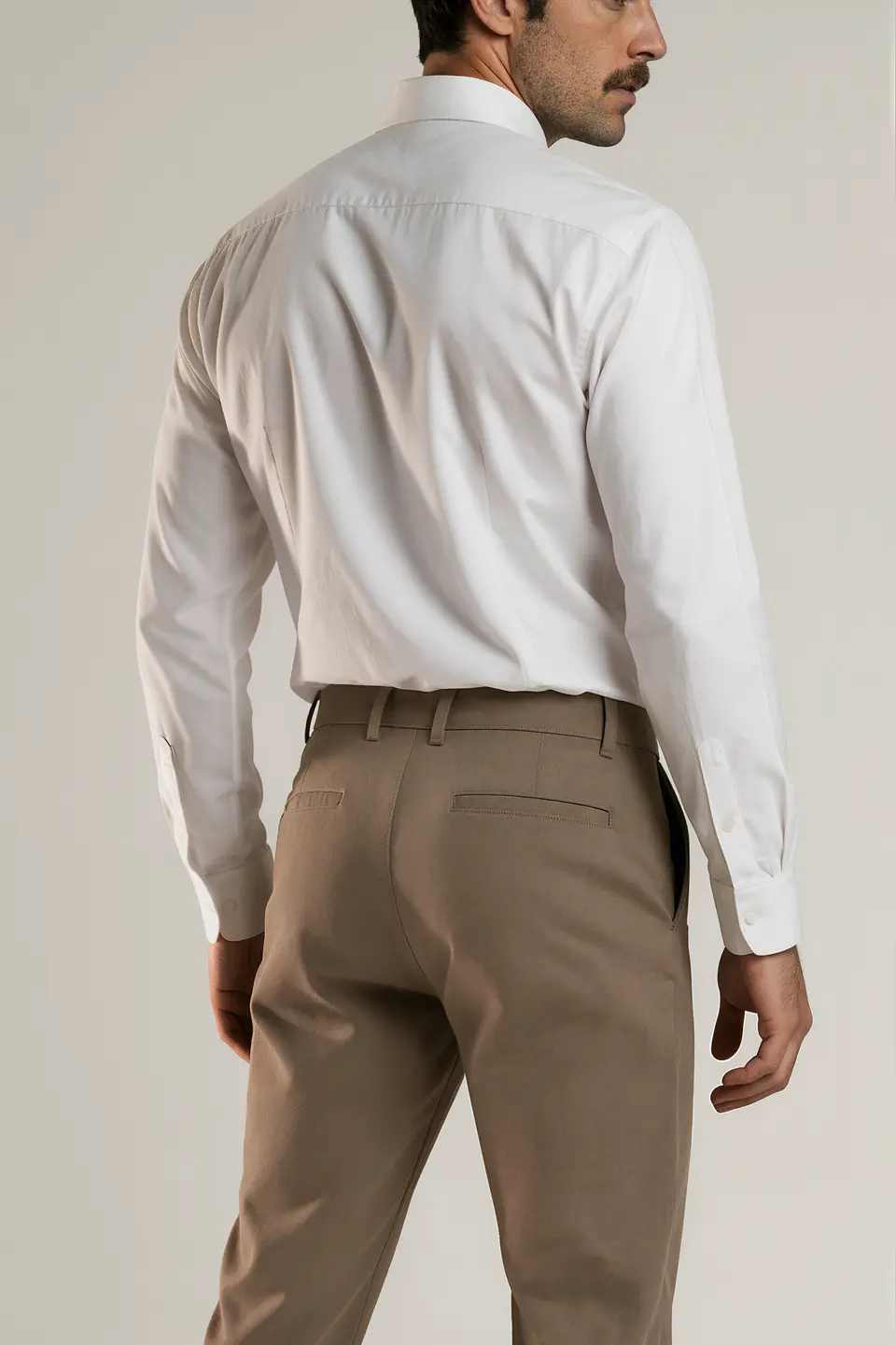 Camisa Cuello Italiano Hombre 8
