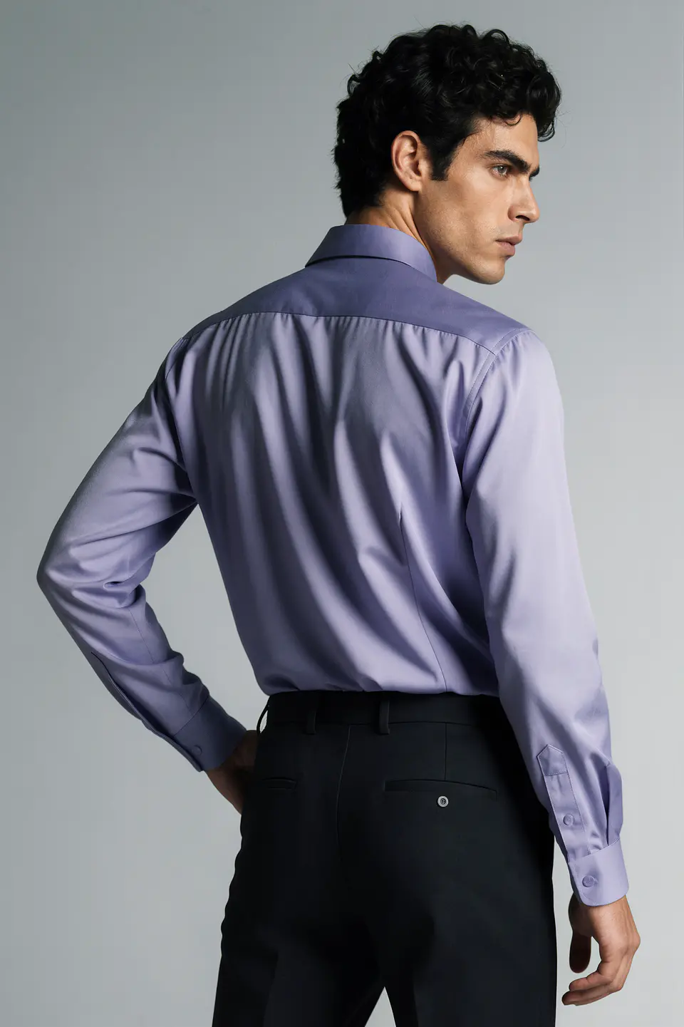 Camisa Cuello Italiano Hombre 20