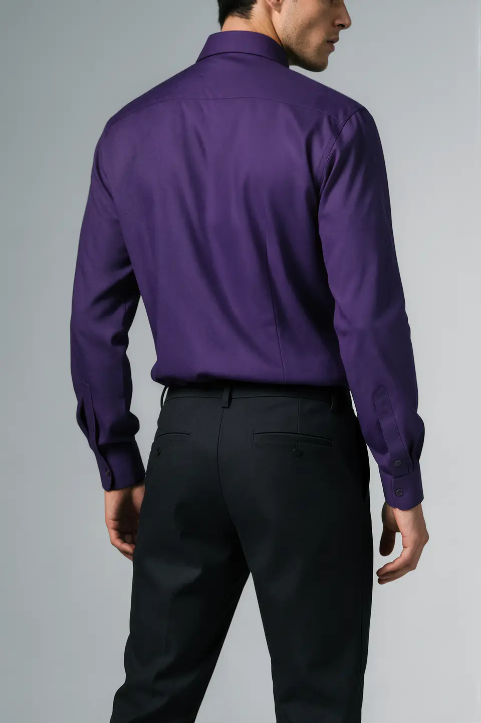 Camisa Cuello Italiano Hombre 17