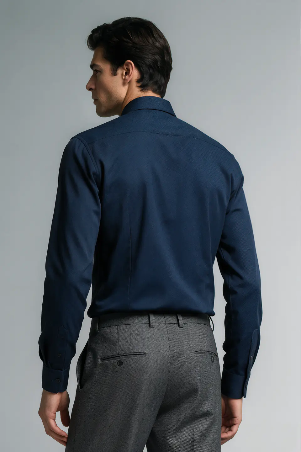 Camisa Cuello Italiano Hombre 26