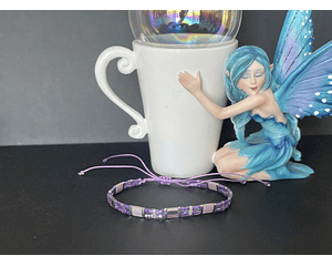 pulsera tila tonos morados