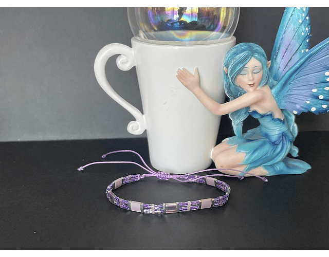 pulsera tila tonos morados