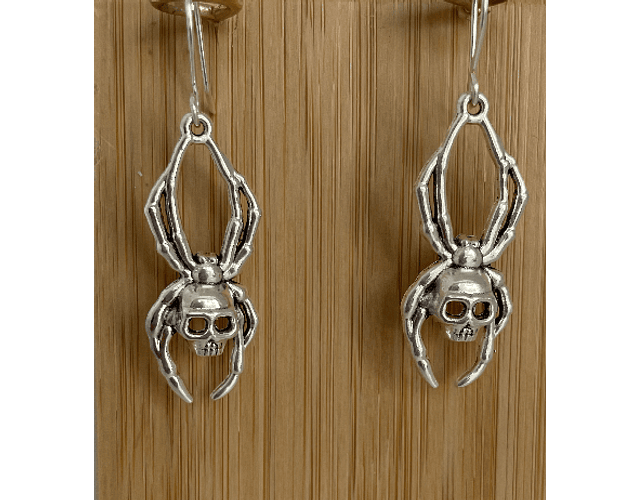 Aros araña grande calavera