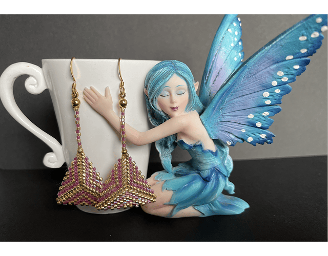 aros triangulares colgantes 