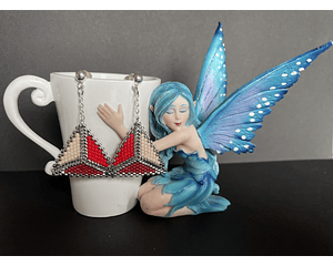 aro tricolor con plateado