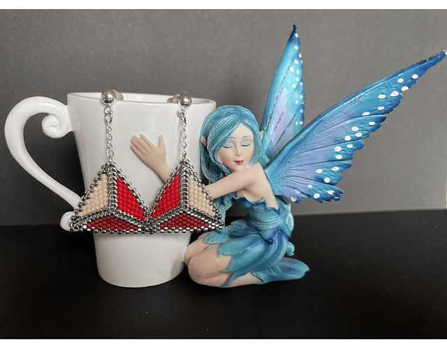 aro tricolor con plateado