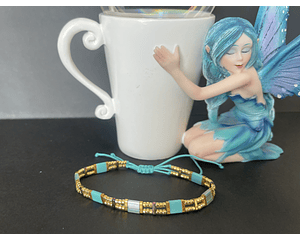 Pulsera Turquesa tila ajustable