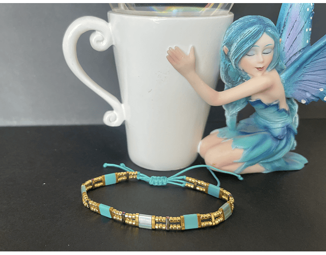 Pulsera Turquesa tila ajustable