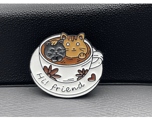 ¡pin de gatos y café!