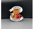 ¡pin de gatos y café!