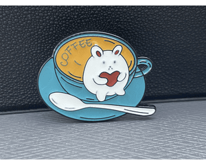 ¡Pin de Gato y Café!