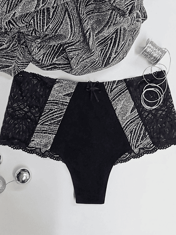 Pantaleta edición limitada plateada 