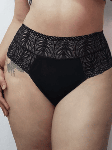 Colales blonda tiro alto 🖤