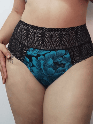 Colales blonda tiro alto 🖤