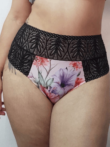 Colales blonda tiro alto 🖤