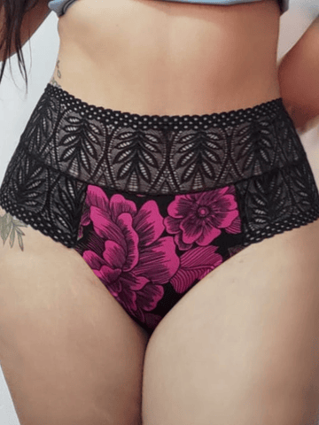 Colales blonda tiro alto 🖤