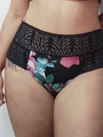 Colales blonda tiro alto 🖤