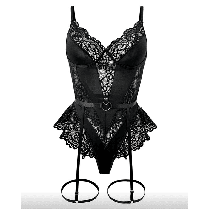 Body negro transparencia 