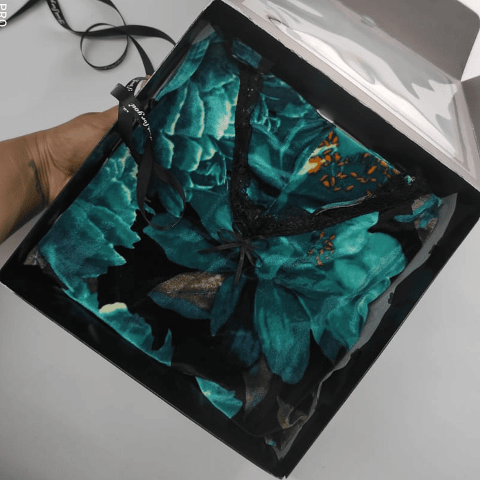 Pijama Terciopelo turquesa  1