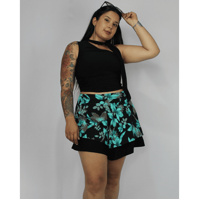 Short Diversa negro Calipso 