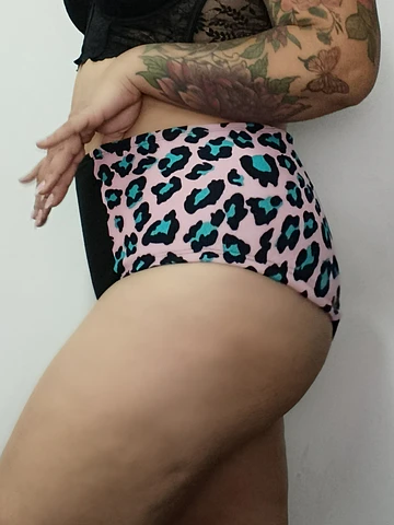 Pantaleta algodón tiro alto reductora mujer 
