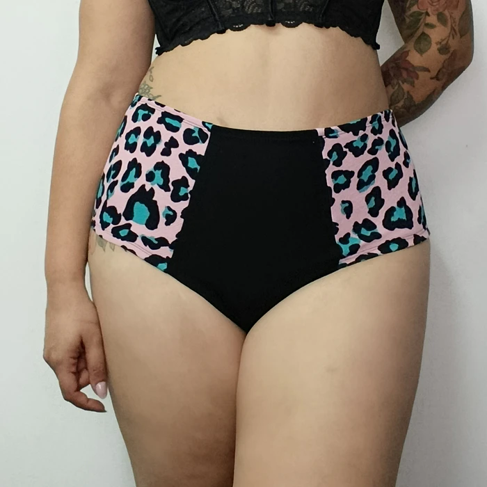 Pantaleta algodón tiro alto reductora mujer  1