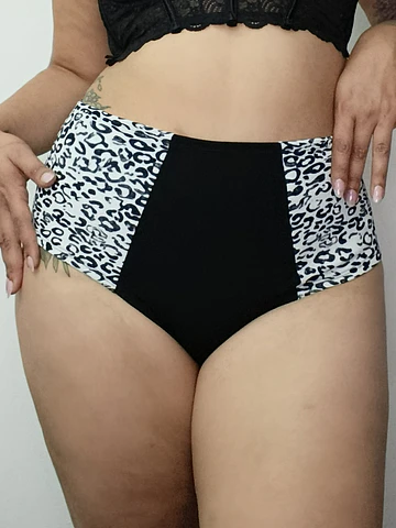 Pantaleta tiro alto algodón cómoda elastizada 