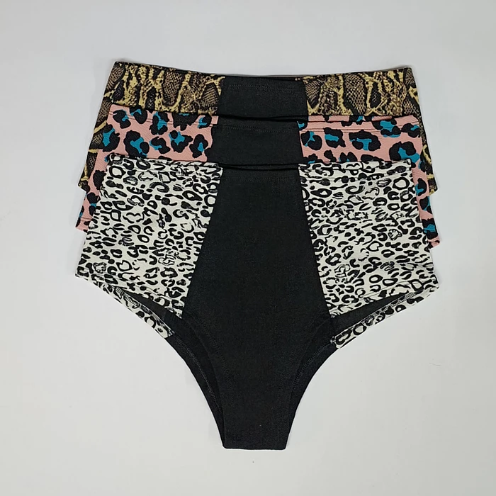 Pantaleta tiro alto algodón cómoda elastizada  2