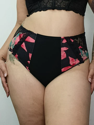 Pantaleta tiro alto algodón cómoda elastizada 