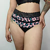 Pantaleta algodón cintura alta mujer elegante 2