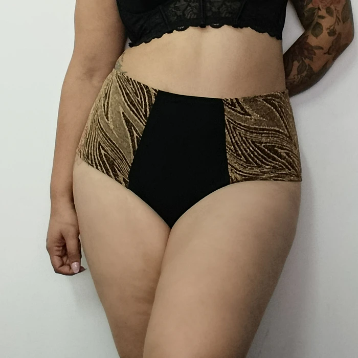 Pantaleta algodón tiro alto mujer cómoda 