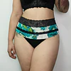 Pantaleta algodón tiro alto mujer Encaje  2