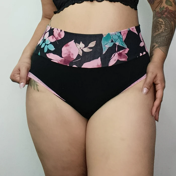Pantaleta pretina modeladora cintura alta 