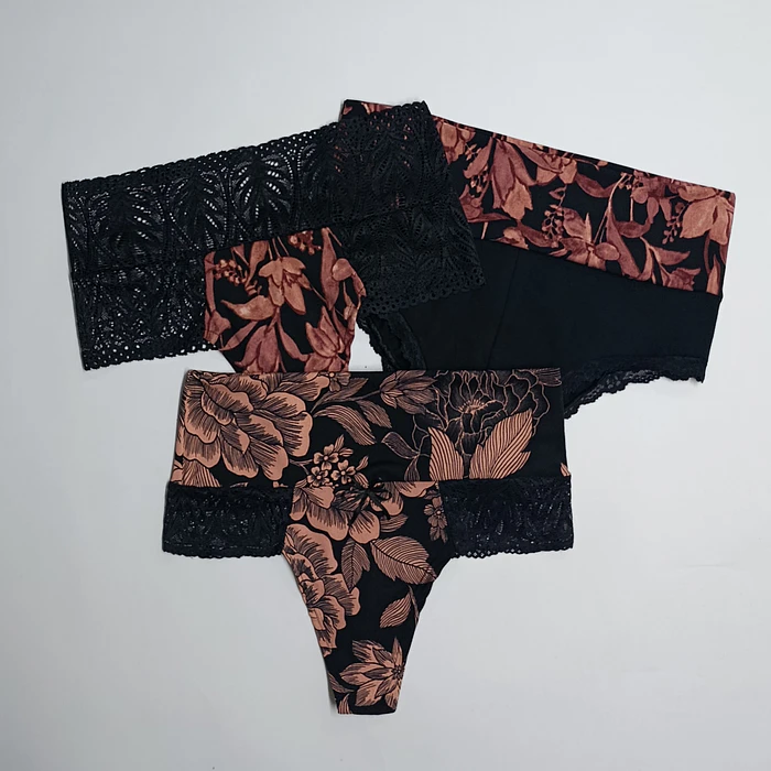 Tripack pantaleta Plus Size Mujer