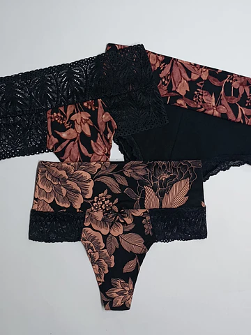 Tripack pantaleta Plus Size Mujer