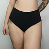 Pantaleta reductora negro brillos 1