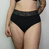 Pantaleta negra brillos 1