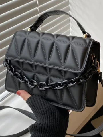 Cartera negra ecocuero 