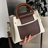 Cartera beige con café  1