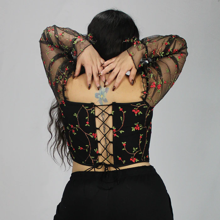Bustier Bordado ❤️ 1