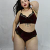 Conjunto terciopelo rojo  6